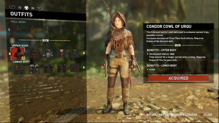 To unlock this trophy, we suggest you choose, for example, the Urqu set - To the Nines trophy in Shadow of the Tomb Raider - Trophy Guide - Shadow of the Tomb Raider Game Guide
