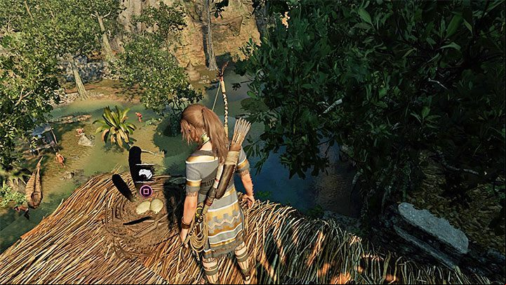 Nests are an alternative way of getting feathers - How to get Eagle and Condor Feathers in Shadow of the Tomb Raider Game? - FAQ - Shadow of the Tomb Raider Game Guide