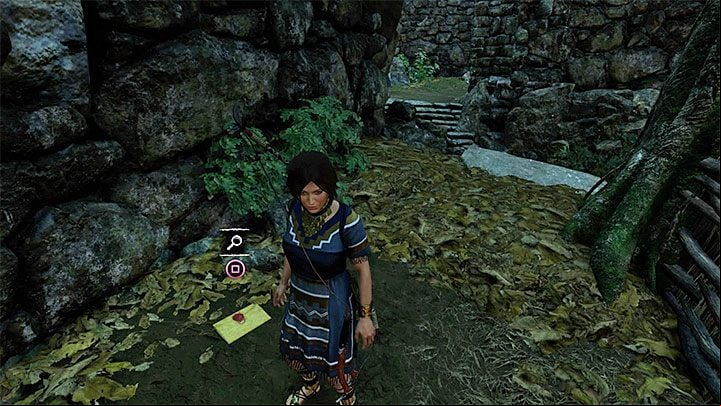 Document (3) lies on the ground - you wont have problems with spotting it - Documents in The Hidden City | Secrets in Shadow of the Tomb Raider - The Hidden City - Shadow of the Tomb Raider Game Guide