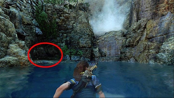 Journal (6) is on a small beach near a waterfall - Documents in The Hidden City | Secrets in Shadow of the Tomb Raider - The Hidden City - Shadow of the Tomb Raider Game Guide