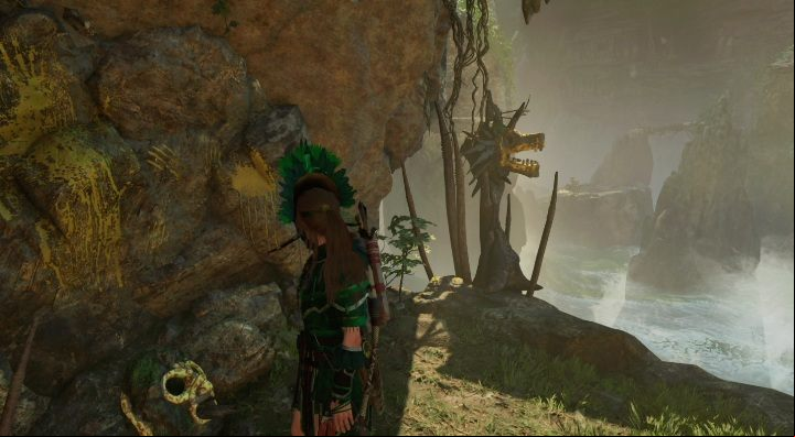 The fourth cache (4) is located north from Temple of Kukulkan campsite - Chests and survivalist cache in The Hidden City | Secrets in SotTR - The Hidden City - Shadow of the Tomb Raider Game Guide
