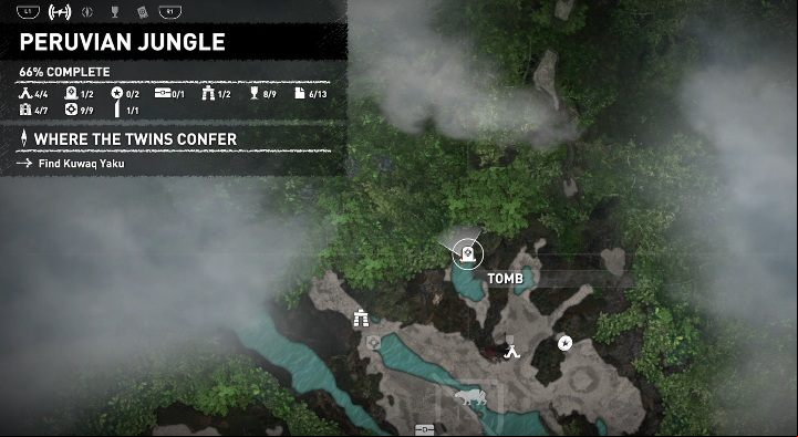 Following the plot of Shadow of the Tomb Raider, you will encounter your second challenge tomb in Peruvian Jungle on the north-eastern edge of the map - Challenge Tombs - Peruvian Jungle Tombs in Shadow of the Tomb Raider Game - Challenge Tombs - Shadow of the Tomb Raider Game Guide