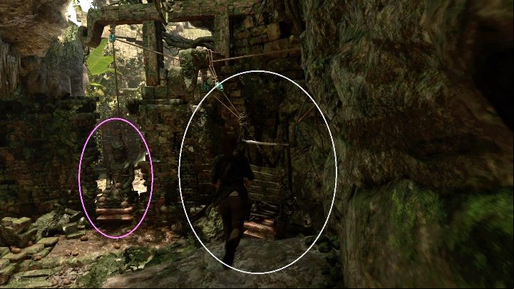Once you get out of the water, youll encounter a blocked age - Challenge Tombs - Peruvian Jungle Tombs in Shadow of the Tomb Raider Game - Challenge Tombs - Shadow of the Tomb Raider Game Guide