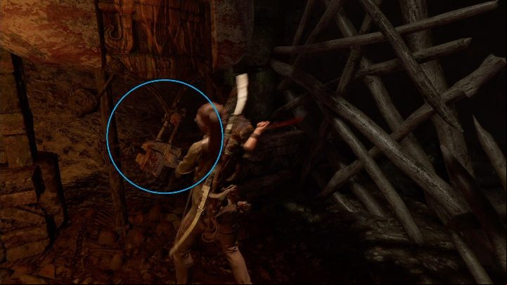 To activate the traps you must open the machines with your axe - Challenge Tombs - Mission of San Juan in Shadow of the Tomb Raider - Challenge Tombs - Shadow of the Tomb Raider Game Guide