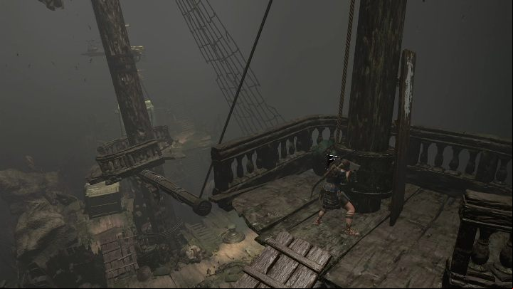 When you get to the second part of the ship, jump on the rocks on the left and get to the last storks nest - Challenge Tombs - Cenote Tombs in Shadow of the Tomb Raider - Challenge Tombs - Shadow of the Tomb Raider Game Guide