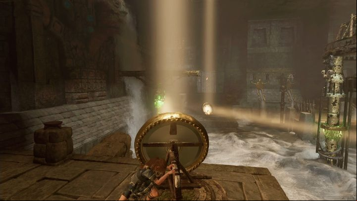 Your first task is to move the first mirror to the left - Challenge Tombs - The Hidden City in Shadow of the Tomb Raider - Challenge Tombs - Shadow of the Tomb Raider Game Guide