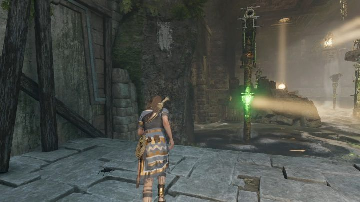 Set the next mirror in such way that the light falls on the left column - Challenge Tombs - The Hidden City in Shadow of the Tomb Raider - Challenge Tombs - Shadow of the Tomb Raider Game Guide