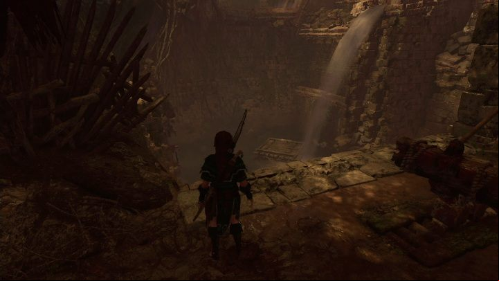 Connect the spool on the gates and the one on the raft with a rope - Challenge Tombs - The Hidden City in Shadow of the Tomb Raider - Challenge Tombs - Shadow of the Tomb Raider Game Guide