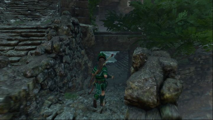 After reading the hints on the monolith turn 180 degrees and run to the right side - Yucatec monoliths in Shadow of the Tomb Raider Game - Monoliths - Shadow of the Tomb Raider Game Guide