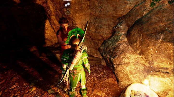When you reach the crime scene, you will have to talk to a guardian that blocks the door - The Hidden City side quests in Shadow of the Tomb Raider - Side Quests - Shadow of the Tomb Raider Game Guide