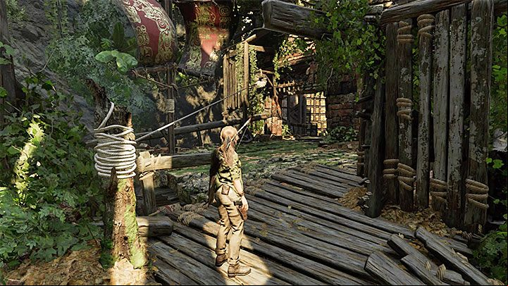 Act quickly now, because the lever will soon be back in its original position, which means closing the age - How to complete the Trial of the Eagle in Shadow of the Tomb Raider Game? - Solving Riddles - Shadow of the Tomb Raider Game Guide