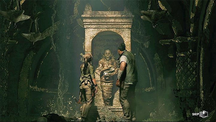 This is the end of the puzzle - How to solve the way of the cross puzzle beneath the library in San Juan? - Solving Riddles - Shadow of the Tomb Raider Game Guide