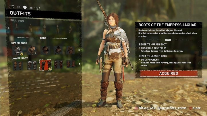 How to get - - All Laras outfits in Shadow of the Tomb Raider - Equipment - Shadow of the Tomb Raider Game Guide