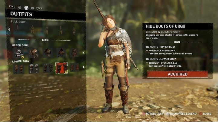 How to get - How to get - Buy elements of this outfit at a Merchant - All Laras outfits in Shadow of the Tomb Raider - Equipment - Shadow of the Tomb Raider Game Guide