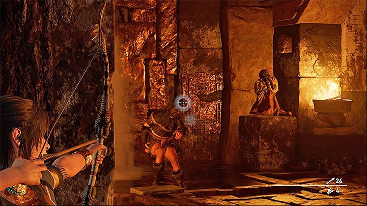 Watch a cut-scene - Exploring of the temple - Eye of the Serpent; Empty-Handed - Mountain Temple Cenote - Shadow of the Tomb Raider Game Guide