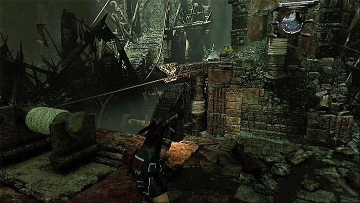 Let go the rope - Exploring of the temple - Eye of the Serpent; Empty-Handed - Mountain Temple Cenote - Shadow of the Tomb Raider Game Guide