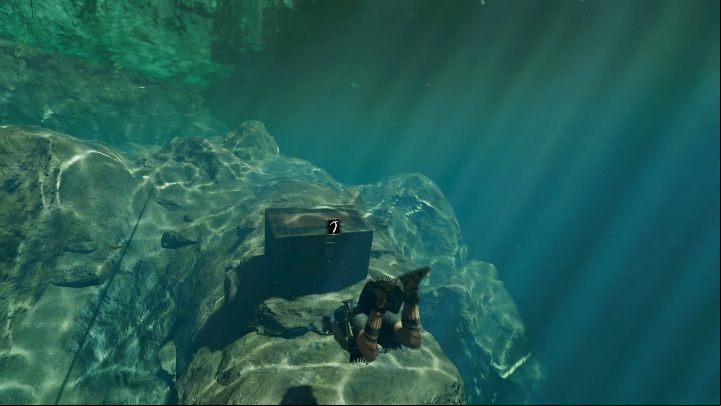 In underwater of the Cenote location you will find 5 sunken chests - Challenges in Cenote | Secrets in Shadow of the Tomb Raider - Cenote - Shadow of the Tomb Raider Game Guide