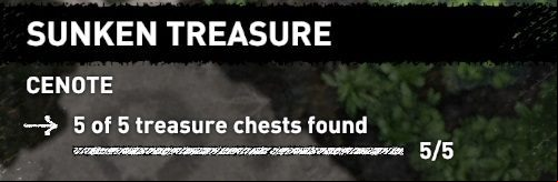 To complete the Sunken treasure challenge you must open 5 sunken crates - Challenges in Cenote | Secrets in Shadow of the Tomb Raider - Cenote - Shadow of the Tomb Raider Game Guide