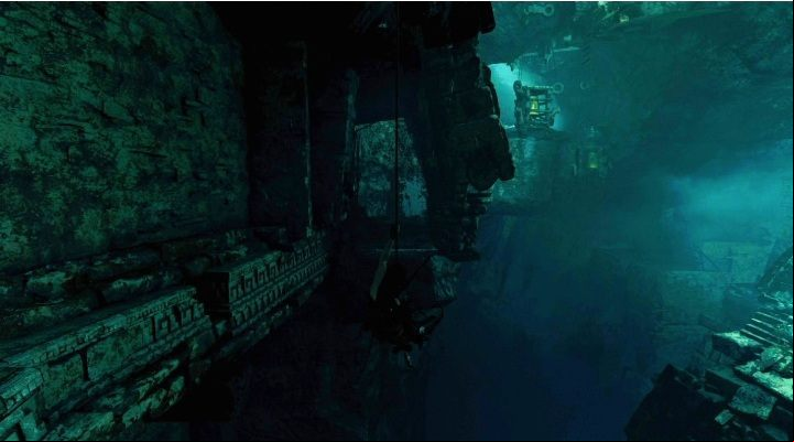 Third survival cache (3) - in order to get the last package in this location you have to descent from the wall and jump on the next shelf - Chests, relicts and documents in Cozumel | Secrets in Shadow of the Tomb Raider - Cozumel - Shadow of the Tomb Raider Game Guide