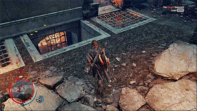 The spot, where you need to jump into the hole - List of artifacts: Udun | Collectibles - Artifacts - Artifacts - Middle-earth: Shadow of Mordor Game Guide