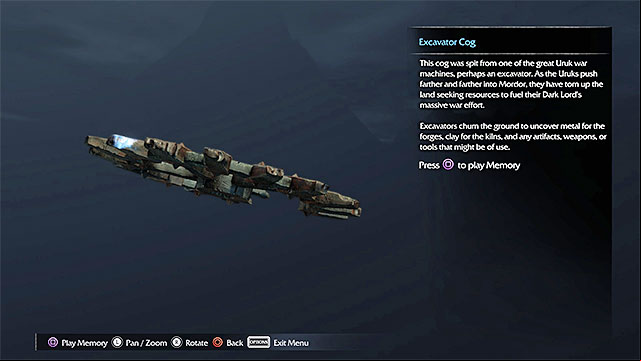This artifact is on one of the higher ledges - List of artifacts: Udun | Collectibles - Artifacts - Artifacts - Middle-earth: Shadow of Mordor Game Guide