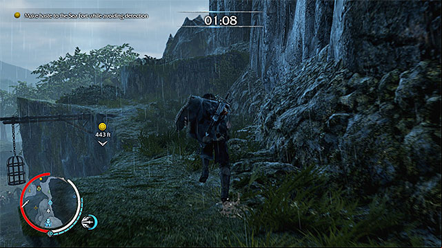 Use the ledges above - 13: Queen of the Shore | Main missions - Main missions - Middle-earth: Shadow of Mordor Game Guide