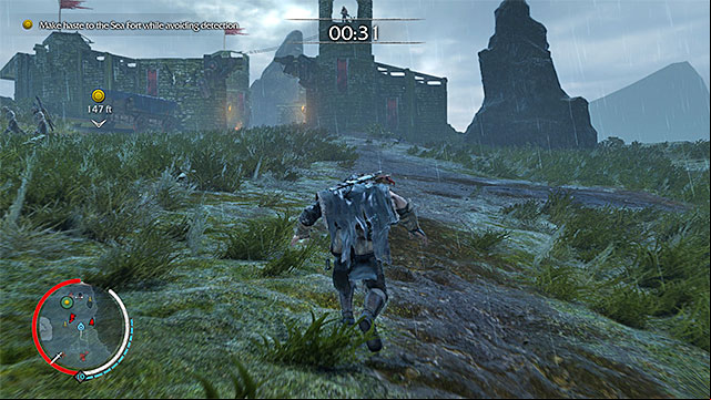 Avoid the orc patrols that you encounter, along your path to the fort - 13: Queen of the Shore | Main missions - Main missions - Middle-earth: Shadow of Mordor Game Guide