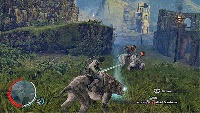 Reach the first group of orcs - 14: Big Game | Main missions - Main missions - Middle-earth: Shadow of Mordor Game Guide