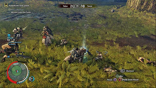 Attack the big enemy patrol - 14: Big Game | Main missions - Main missions - Middle-earth: Shadow of Mordor Game Guide