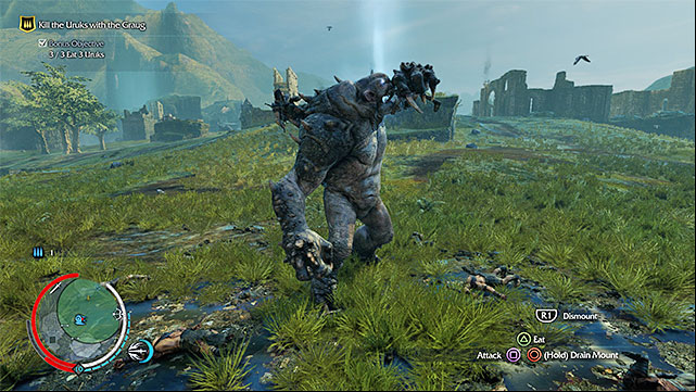 Have the graug devour, at least, 3 orcs - 15: Hunting Partners | Main missions - Main missions - Middle-earth: Shadow of Mordor Game Guide