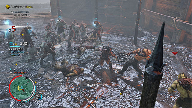 Land your best attacks and brand the orcs - To Freedom | Outcast Rescue Missions - Outcast Rescue Missions - Middle-earth: Shadow of Mordor Game Guide