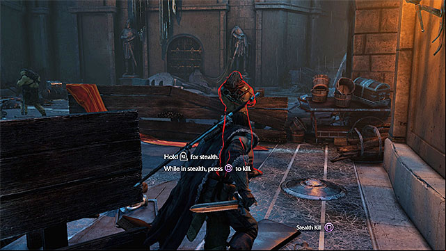 You get the opportunity to execute the opponent after you sneak behind his back - 1: Prologue | Main missions - Main missions - Middle-earth: Shadow of Mordor Game Guide