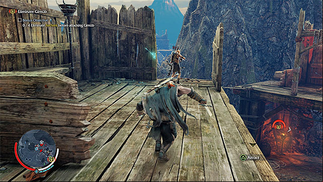 Get the archers from behind and kill them silently - 2: The Slaver | Main missions - Main missions - Middle-earth: Shadow of Mordor Game Guide