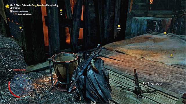 An example barrel - 7: The Outcasts | Main missions - Main missions - Middle-earth: Shadow of Mordor Game Guide