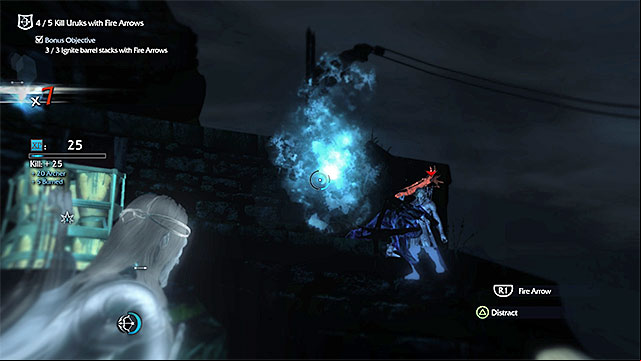 Use the fire arrows, also to eliminate the enemies - The Spirit of Fire (bow) | Weapon Missions - Weapon Missions - Middle-earth: Shadow of Mordor Game Guide