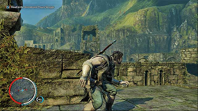 Reach the ruins, where the next part of the mission takes place - 16: The Power of the Wraith | Main missions - Main missions - Middle-earth: Shadow of Mordor Game Guide
