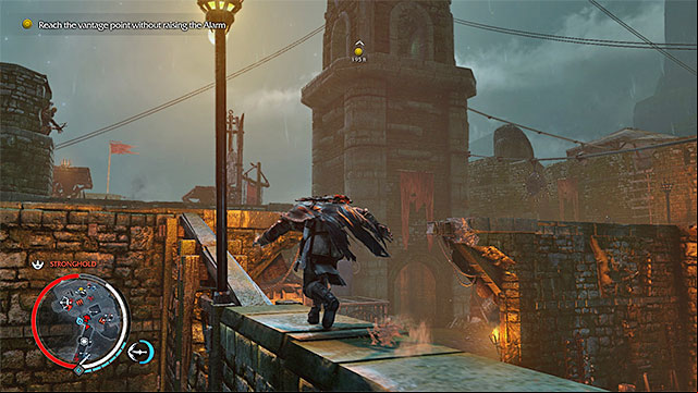 Use climbing, thanks to which it will be easier to avoid the orcs - 16: The Power of the Wraith | Main missions - Main missions - Middle-earth: Shadow of Mordor Game Guide
