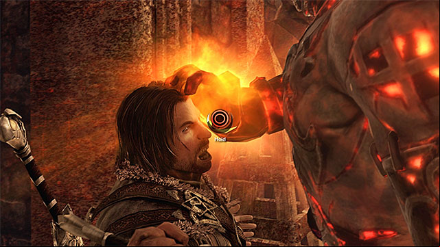 Hold down the Drain button - 20a: Lord of Mordor | Main missions - Main missions - Middle-earth: Shadow of Mordor Game Guide
