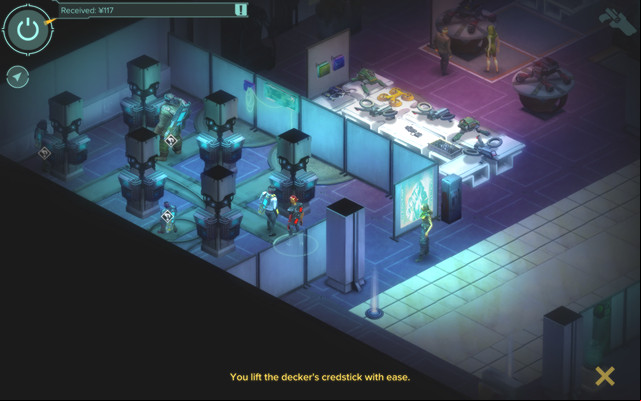 Nobody will notice if you will try to pickpocket any Decker - DeckCon 2056 - main mission - Companion quests - Shadowrun: Hong Kong - Game Guide and Walkthrough