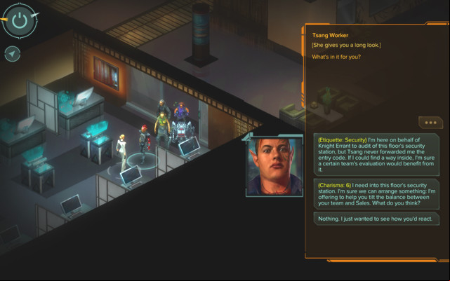 Talk with the company employee - Prosperity Tower - Prosperity Tower M11 - Shadowrun: Hong Kong - Game Guide and Walkthrough
