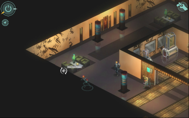 The card will let you enter the room with the terminal (M11,5) (the button at the wall that leads to the room is hard to notice) - Prosperity Tower - Prosperity Tower M11 - Shadowrun: Hong Kong - Game Guide and Walkthrough