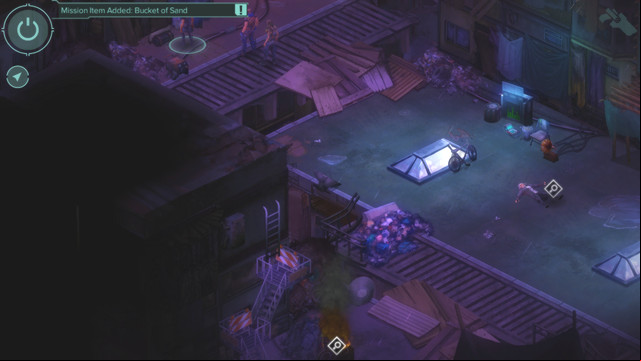 There is sand in the upper part and blazing tires at the bottom - Side missions and curiosities in Walled City - Walled City M2 - Shadowrun: Hong Kong - Game Guide and Walkthrough