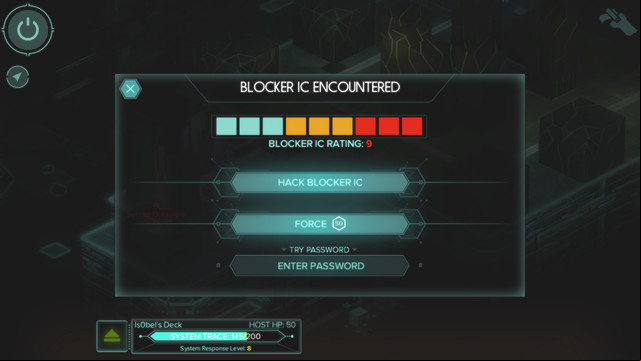 Security breaking method selecting screen - Hacking (Matrix) - Shadowrun: Hong Kong - Game Guide and Walkthrough