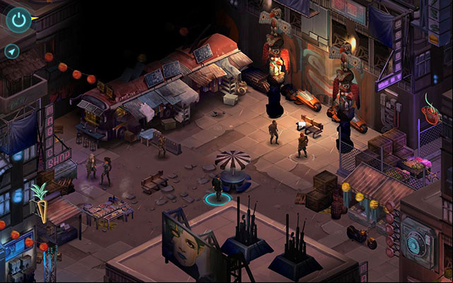 Not the best place for fighting. Fortunately there are only two enemies. - The Reddmond Barrens - Walkthrough - Shadowrun Returns - Game Guide and Walkthrough