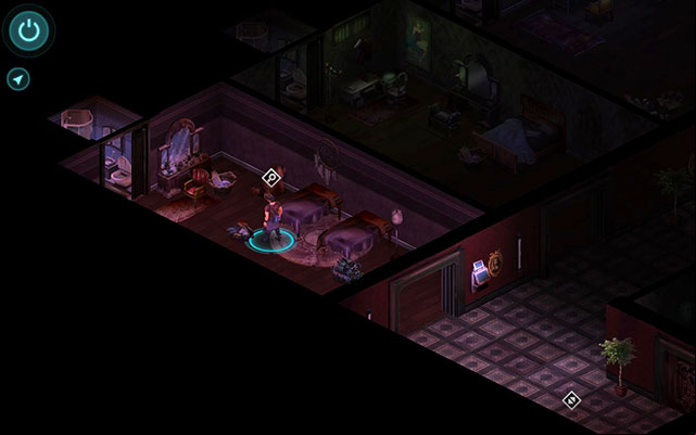 Teddy pretending that he knows nothing - Seamstresses Union - Upper floor - Walkthrough - Shadowrun Returns - Game Guide and Walkthrough