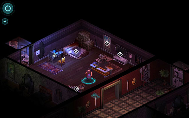 Coyote's room - Seamstresses Union - Upper floor - Walkthrough - Shadowrun Returns - Game Guide and Walkthrough