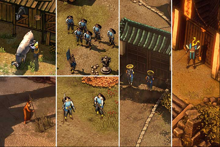 Civilian, Guard (Pikeman, Rifleman, and Officer), Straw Hat, Samurai. - Types of enemies, their behavior and how to eliminate them - Advice and gameplay description - Shadow Tactics: Blades of the Shogun Game Guide