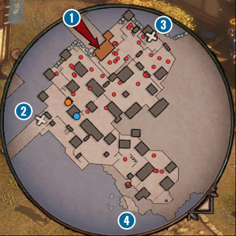 The first mission is also an introduction to the game and the abilities of two main characters - Mission 1 - Osaka Castle | Walkthrough - Campaign - Shadow Tactics: Blades of the Shogun Game Guide