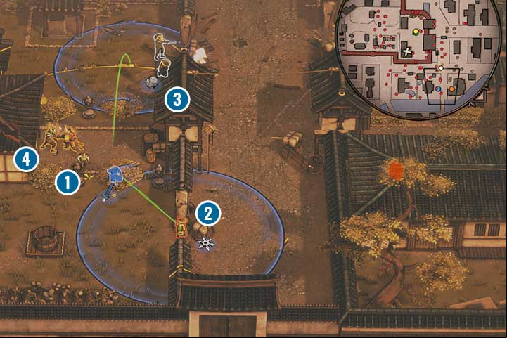 Now its time for Hayato and Mugen to do some work - Mission 8 - Kanazawa City | Walkthrough - Campaign - Shadow Tactics: Blades of the Shogun Game Guide