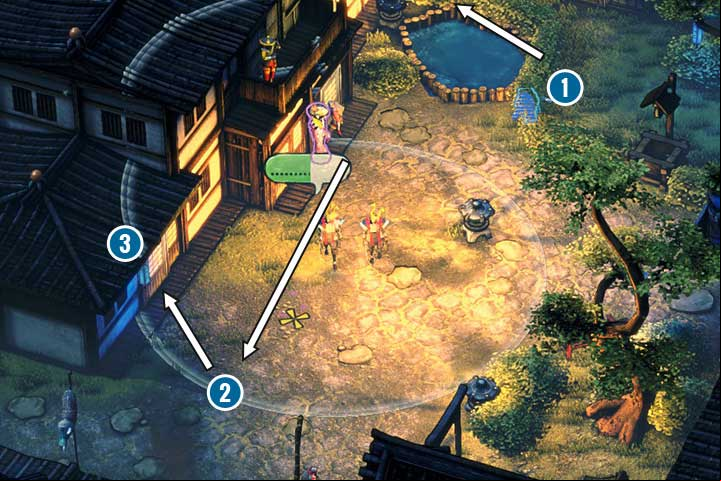 Time for some eavesdropping - Mission 11 - Matsuyama City | Walkthrough - Campaign - Shadow Tactics: Blades of the Shogun Game Guide